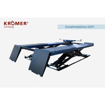 Annahmebühne Darmstadt XX91 Doppel Scherenhebebühne