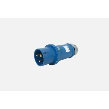 Blauer 230 Volt Stromstecker