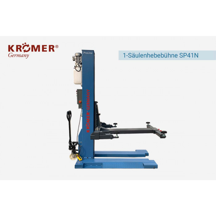 1-Säulen Hebebühne mit Mobilkit 1-Säulen Hebebühne mit Mobilkit